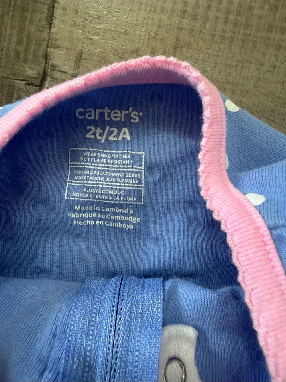 Carter's Girls Pajama Set Bundle - Pink, Gray, Multicolor, Blue